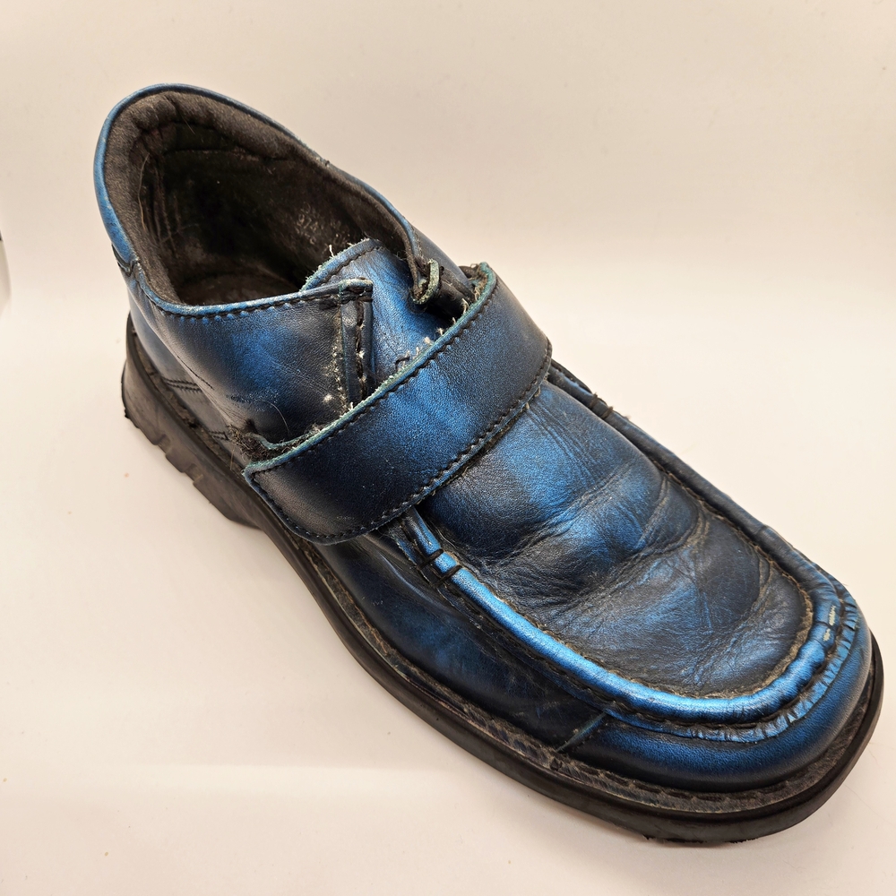 Rare Doc Marten's Men's Blue Leather Shoe